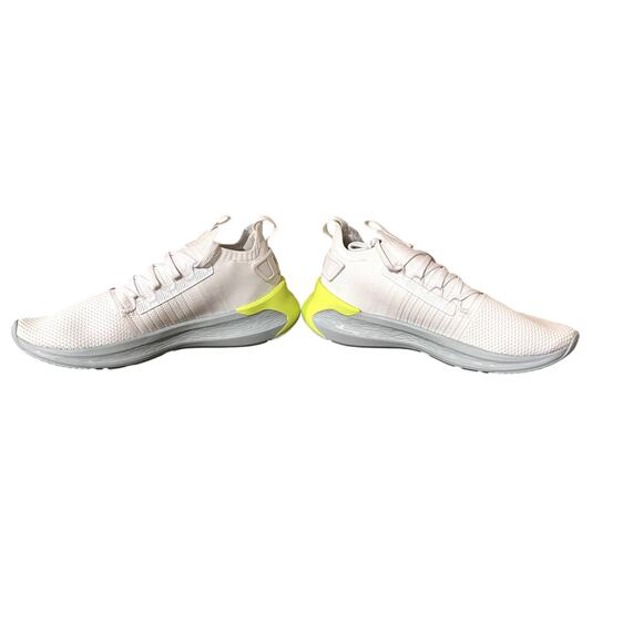 PUMA Womens Softride Symmetry Fuzion Running Shoes Sneaker White/Fizzy Apple 8.5 - Picture 3 of 5